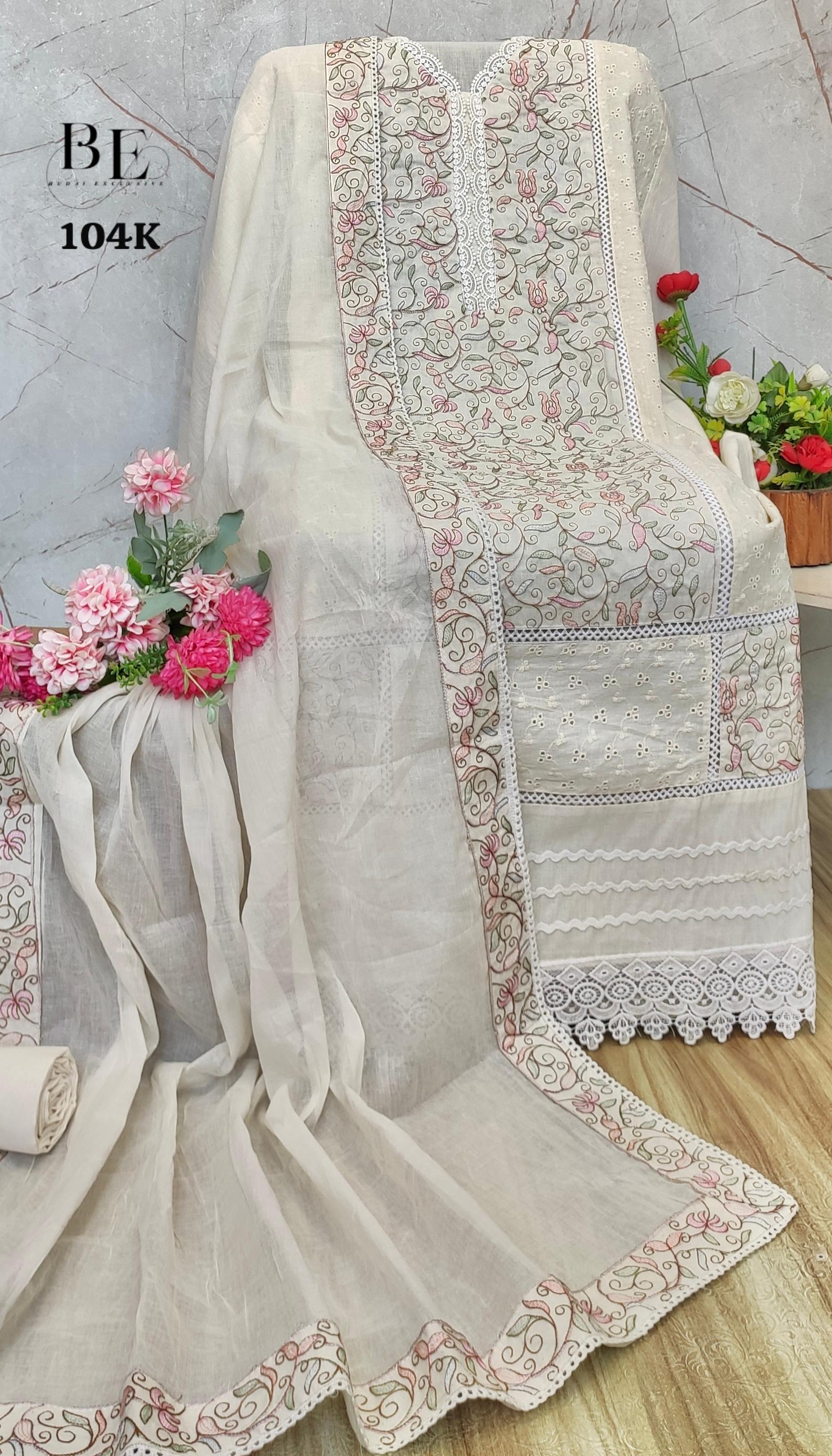 The Nawabi Grace: Pure Cotton Chikankari Collection