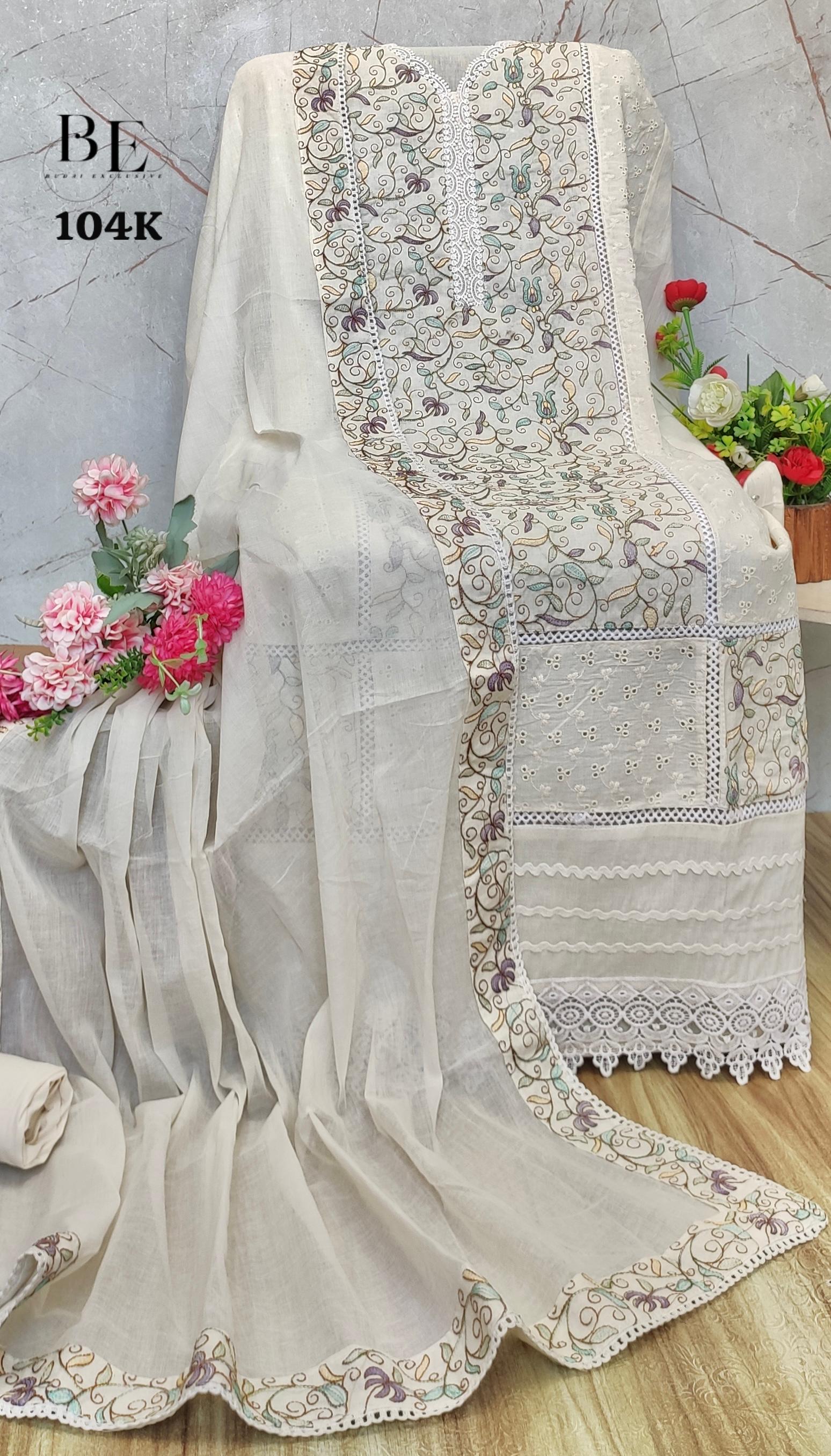 The Nawabi Grace: Pure Cotton Chikankari Collection