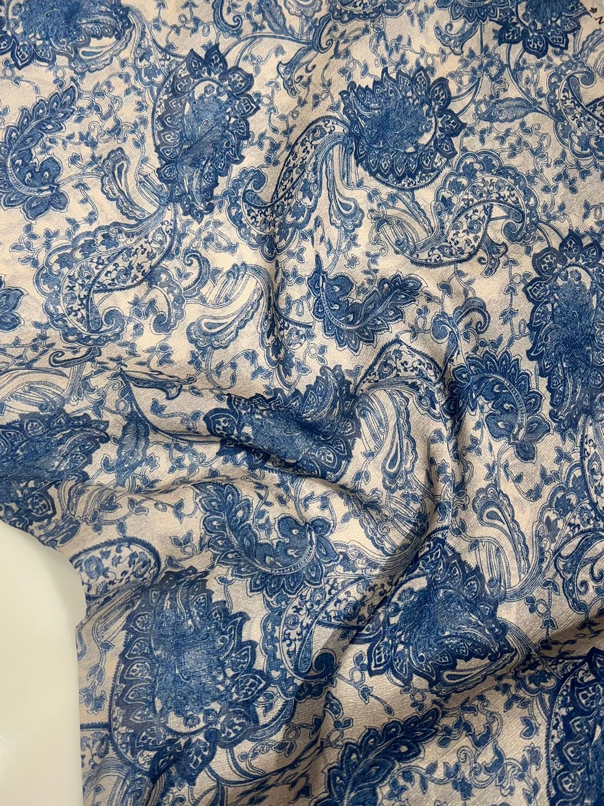 The Royal Breath: Pure Printed Mul Chanderi