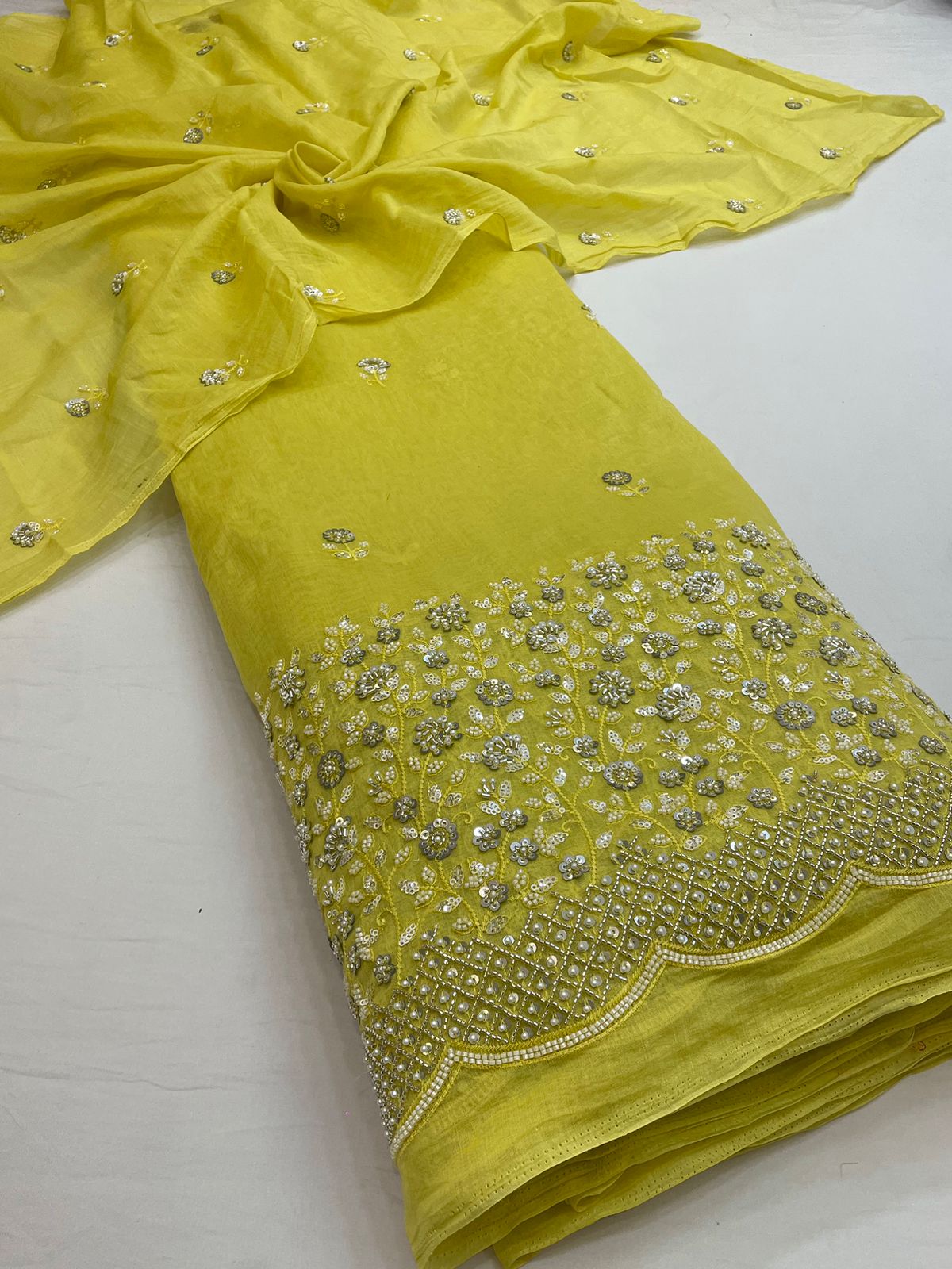 The Artisanal Edit: Hand-Embroidered Mul Chanderi