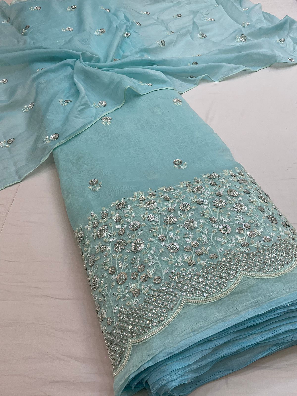The Artisanal Edit: Hand-Embroidered Mul Chanderi