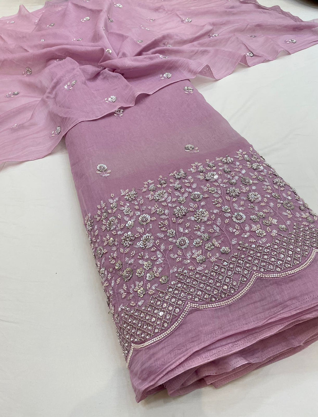 The Artisanal Edit: Hand-Embroidered Mul Chanderi