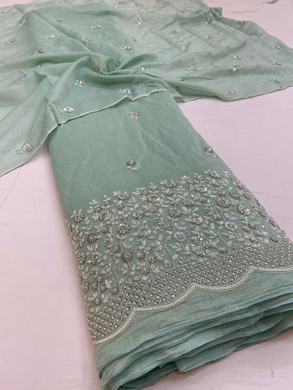 The Artisanal Edit: Hand-Embroidered Mul Chanderi