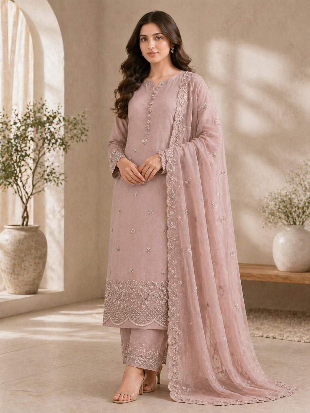 The Artisanal Edit: Hand-Embroidered Mul Chanderi