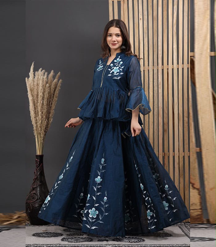 Festive Special In Chanderi Lehenga