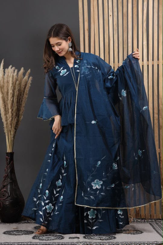 Festive Special In Chanderi Lehenga