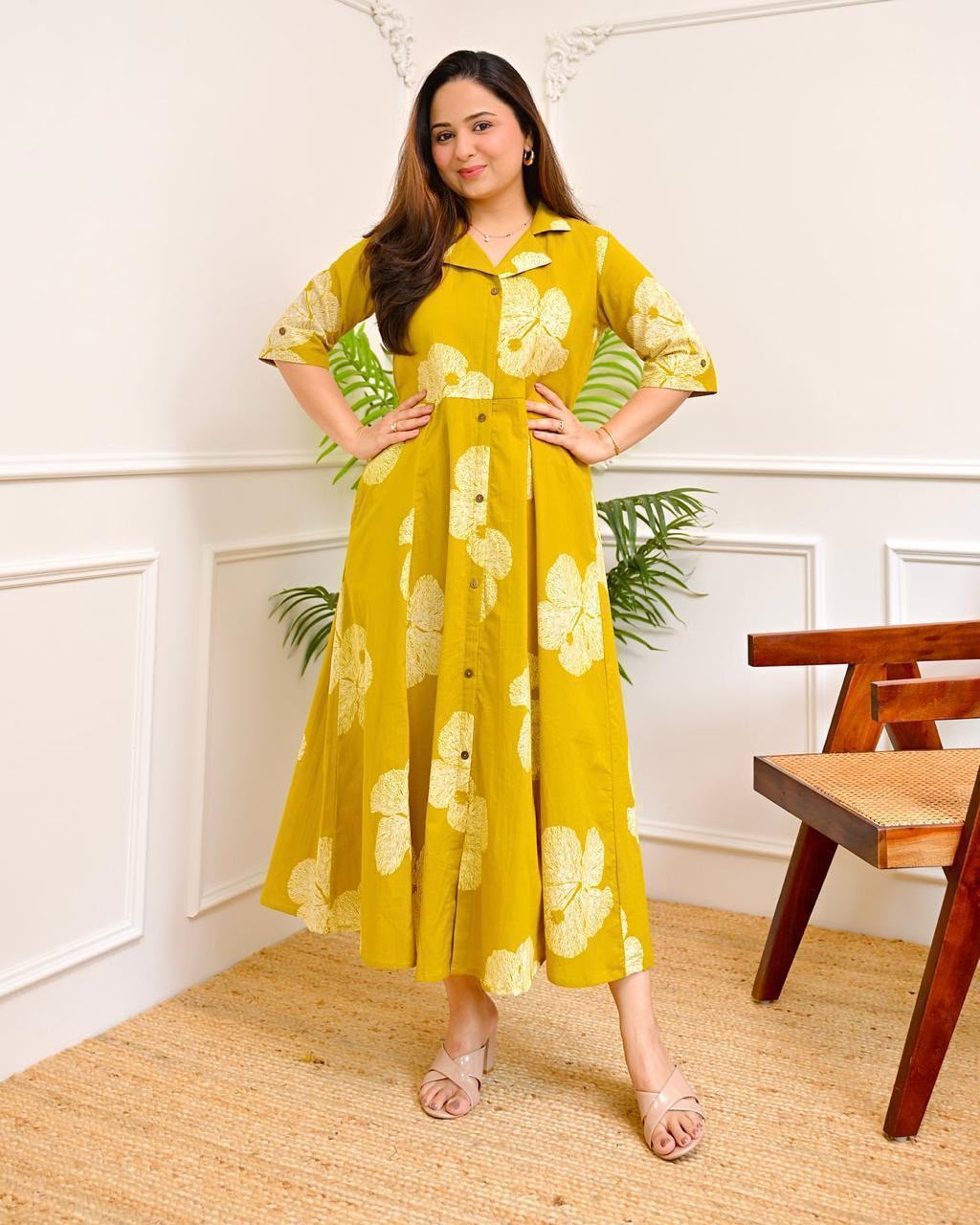 Cotton Long Dress